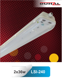 Đèn chống thấm LSI 240 là loại đèn ốp trần siêu mỏng, sản phẩm có thiết kế nhỏ gọn , tuổi thọ cao. Đèn phù hợp cho các văn phòng cao ốc, nhà ở, phòng trưng bày , trung tâm mua sắm, bệnh viện…