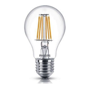 Dòng sản phẩm LED FILA 7.5-60W E27 2700K Philips được sử dụng nhiều ở trung tâm thương mại, quá cafe, bar, phòng hội nghị bóng đèn led có thể đáp ứng được tiểu chuẩn ánh sáng và có thể trang trí đậm tính thẩm mỹ